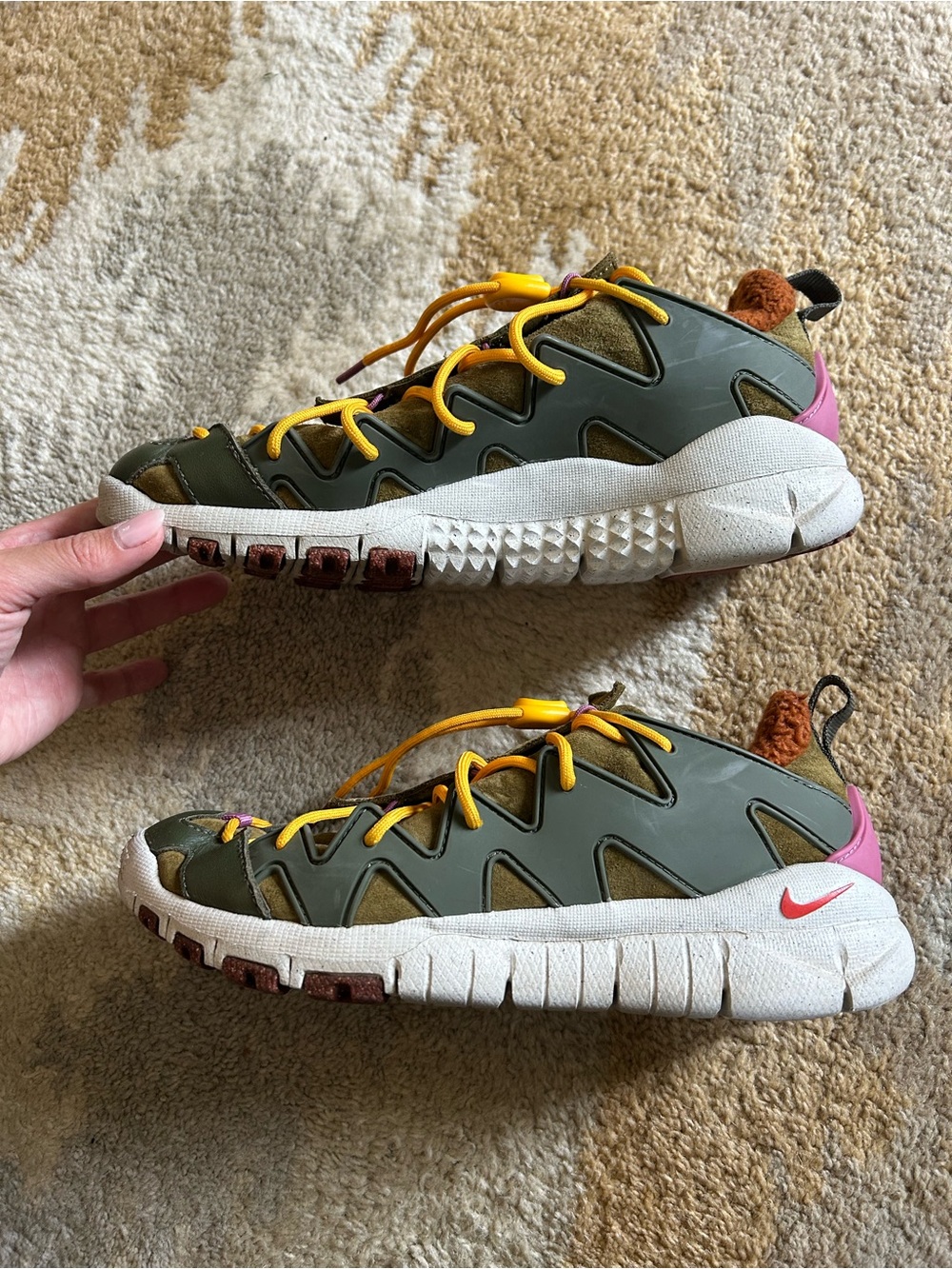 Nike Free Crater Trail Boot N7 Olive Flak Sz 8.5 - Picture 6 of 11